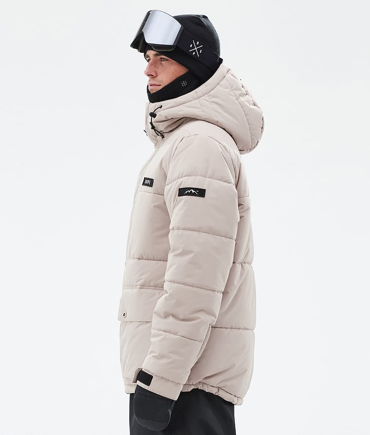 Dope Puffer Full Zip Snowboardjakke Herre Sand Renewed, Bilde 5 av 9