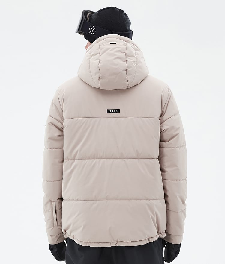 Dope Puffer Full Zip 24 Snowboardjakke Herre Sand Renewed, Bilde 6 av 9