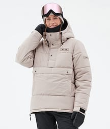 Dope Puffer W 25 Snowboardjakke Dame Sand