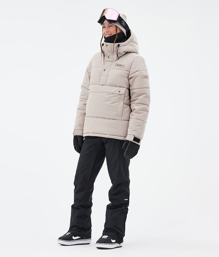 Dope Puffer W Snowboardjakke Dame Sand Renewed, Bilde 2 av 8