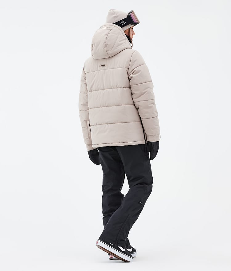 Dope Puffer W Snowboardjakke Dame Sand Renewed, Bilde 4 av 8