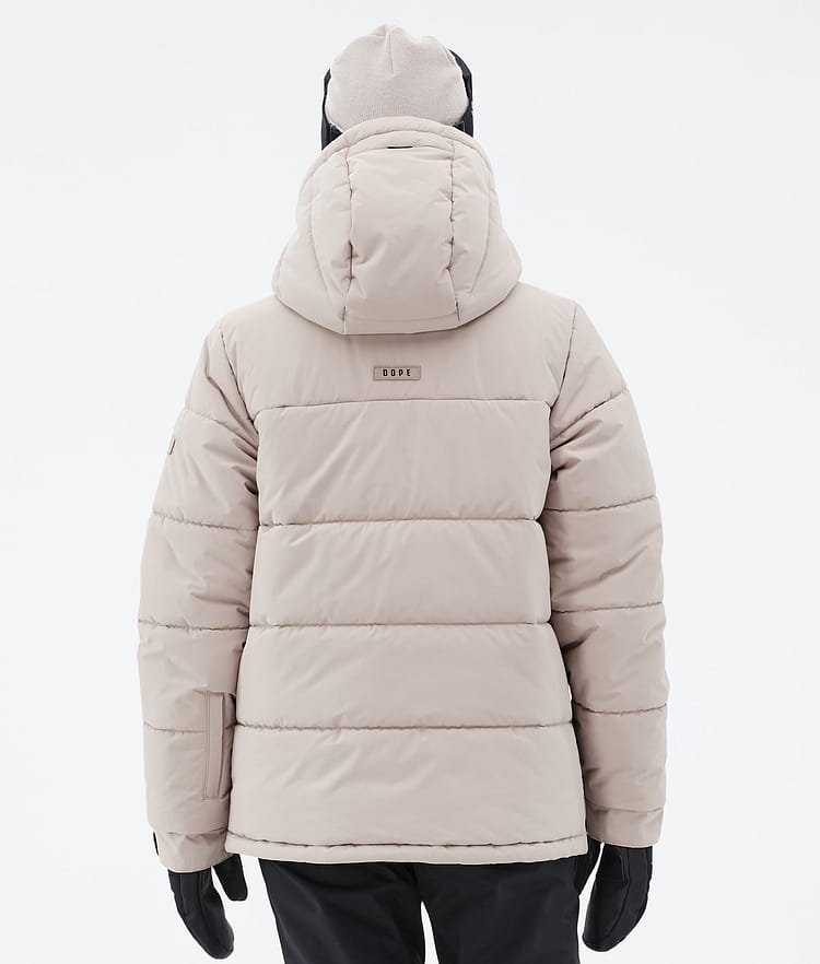 Dope Puffer W Snowboardjakke Dame Sand Renewed, Bilde 6 av 8
