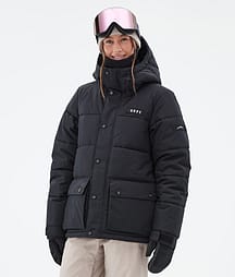 Dope Puffer W Full Zip 24 Snowboardjakke Dame Black
