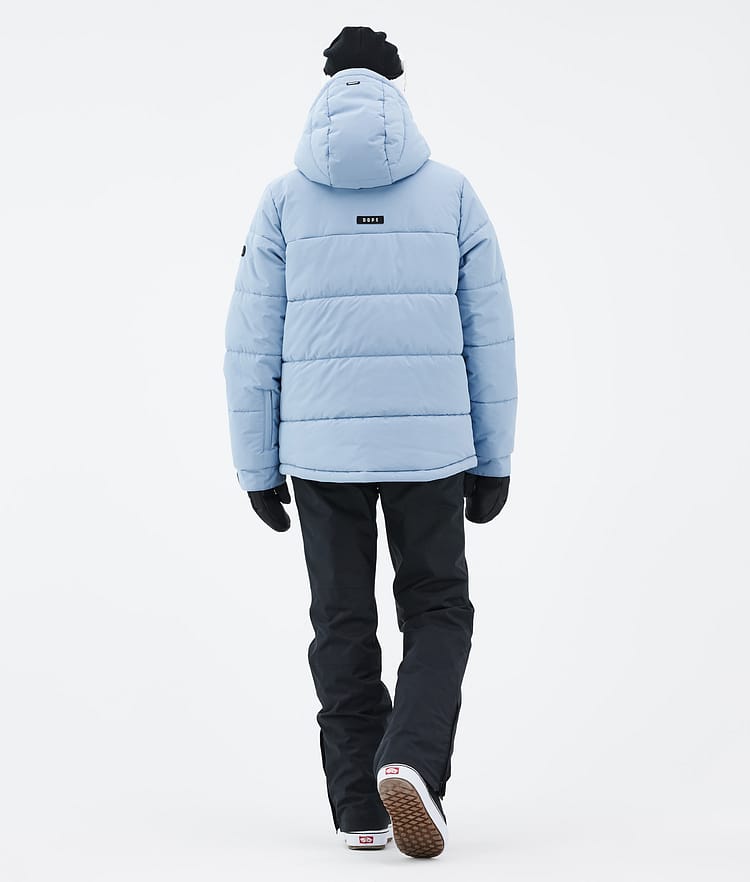 Dope Puffer W Full Zip 24 Snowboardjakke Dame Light Blue Renewed, Bilde 4 av 9
