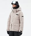 Dope Puffer W Full Zip 24 Snowboardjakke Dame Sand