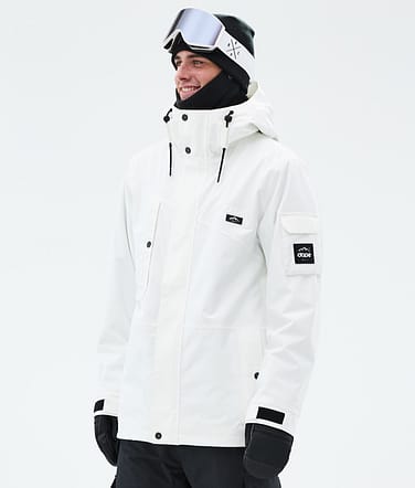 Dope Adept Snowboardjakke Herre Whitish