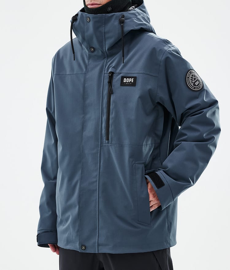 Dope Blizzard Full Zip 24 Snowboardjakke Herre Metal Blue Renewed, Bilde 7 av 9