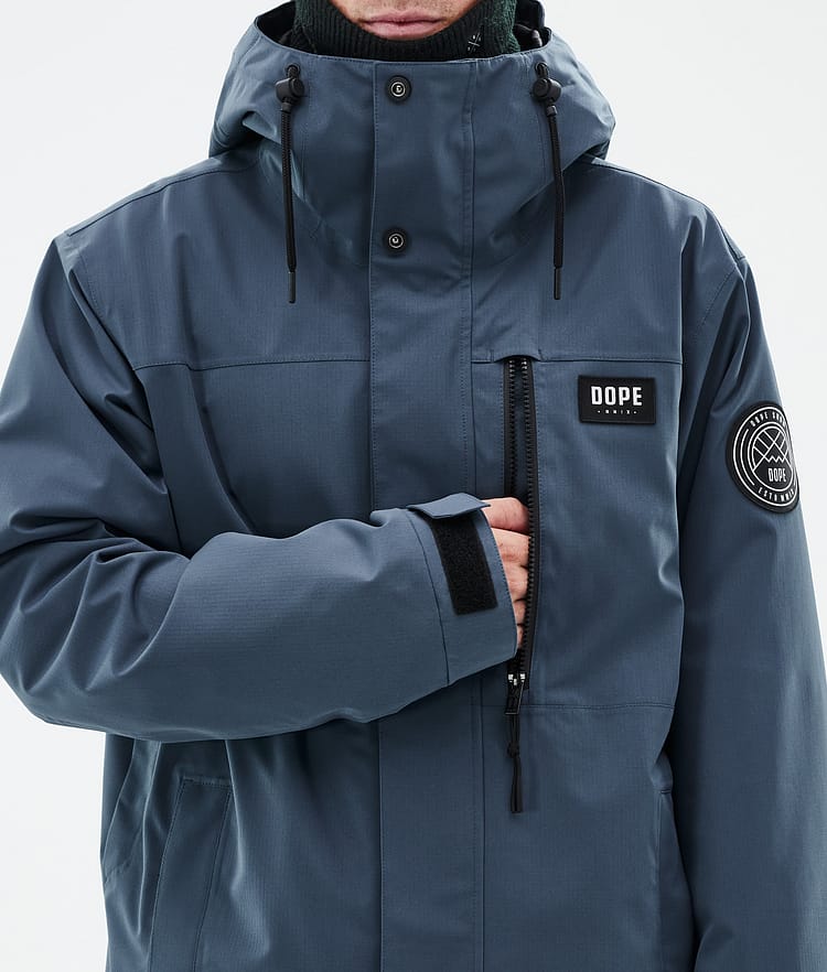 Dope Blizzard Full Zip 24 Snowboardjakke Herre Metal Blue Renewed, Bilde 8 av 9