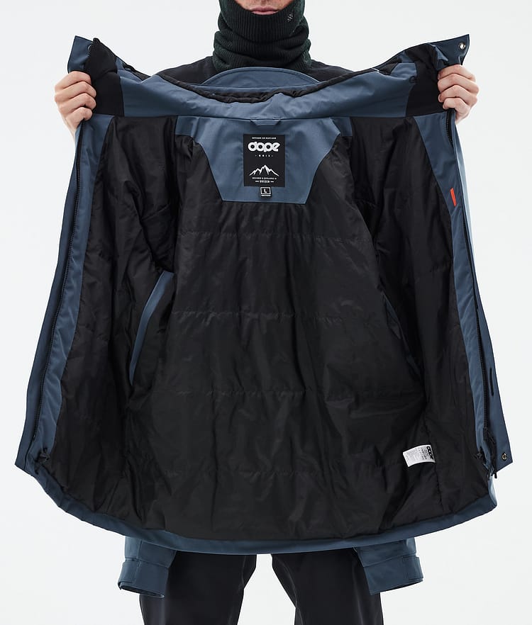 Dope Blizzard Full Zip 24 Snowboardjakke Herre Metal Blue Renewed, Bilde 9 av 9