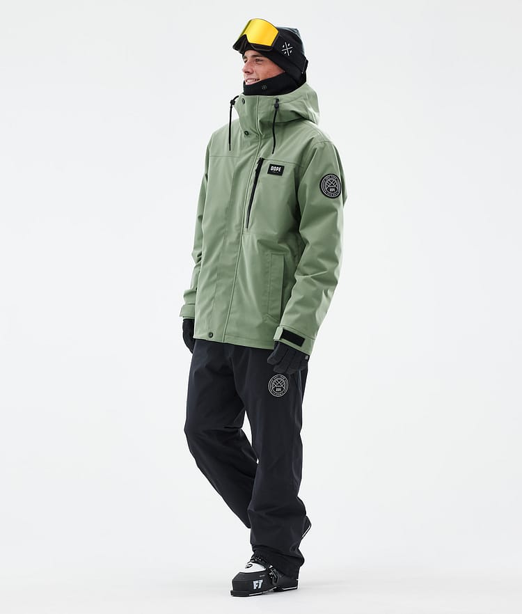 Dope Blizzard Full Zip 24 Skijakke Herre Moss Green, Bilde 2 av 9