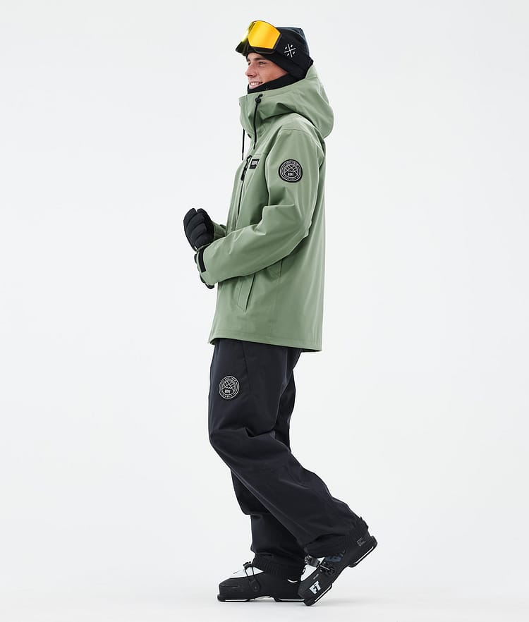 Dope Blizzard Full Zip 24 Skijakke Herre Moss Green, Bilde 3 av 9