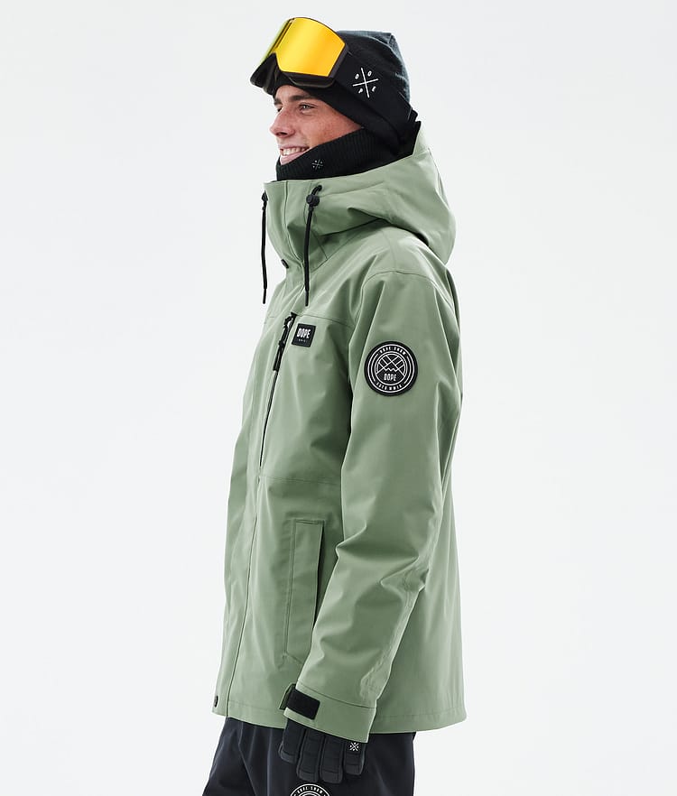 Dope Blizzard Full Zip 24 Snowboardjakke Herre Moss Green Renewed, Bilde 5 av 9