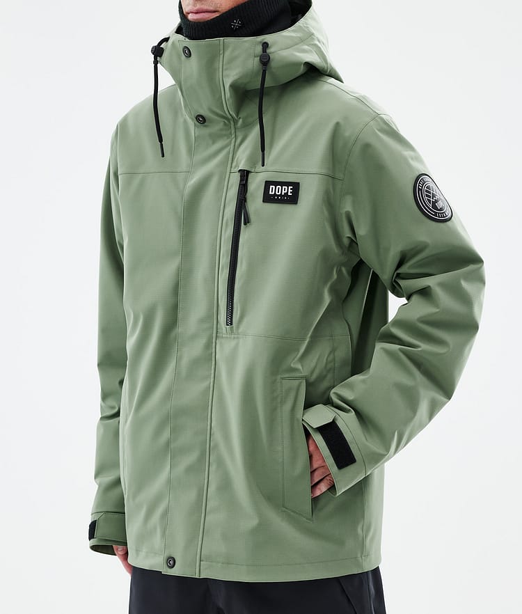 Dope Blizzard Full Zip 24 Snowboardjakke Herre Moss Green Renewed, Bilde 7 av 9