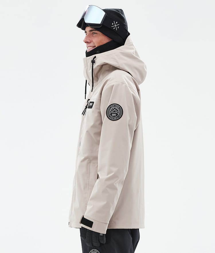 Dope Blizzard Full Zip 24 Snowboardjakke Herre Sand, Bilde 5 av 9