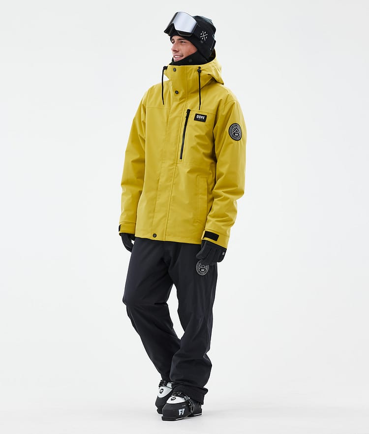 Dope Blizzard Full Zip 24 Skijakke Herre Yellow, Bilde 2 av 9