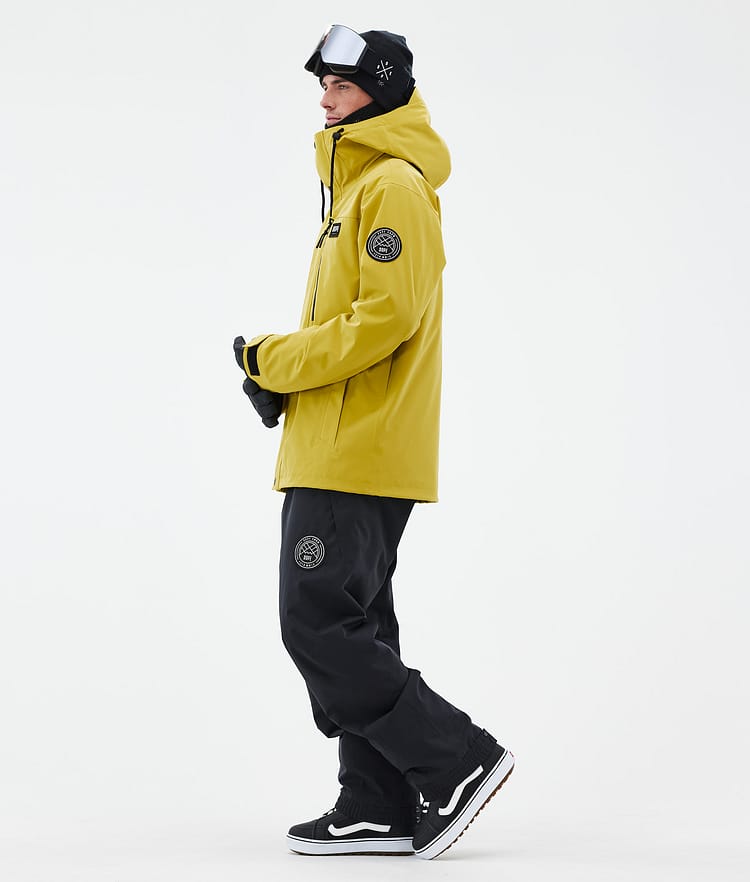 Dope Blizzard Full Zip 24 Snowboardjakke Herre Yellow, Bilde 3 av 9