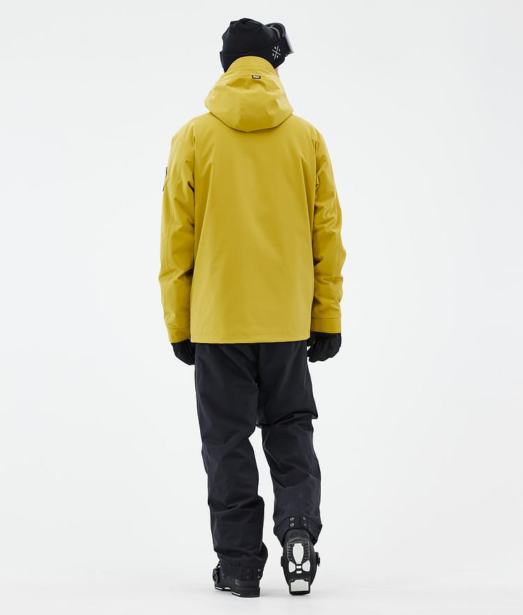 Dope Blizzard Full Zip 24 Skijakke Herre Yellow, Bilde 4 av 9