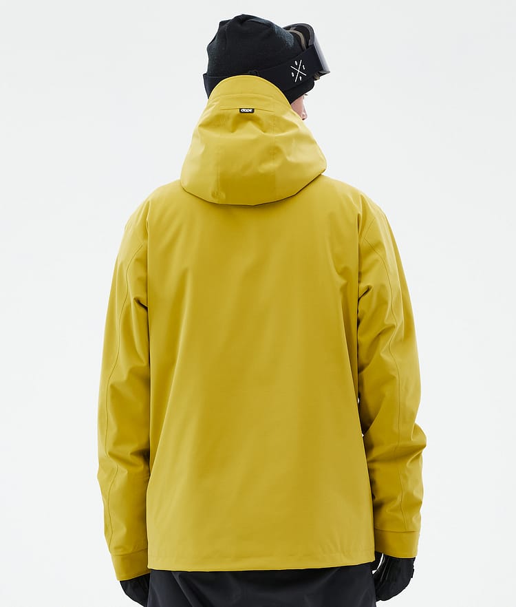 Dope Blizzard Full Zip 24 Skijakke Herre Yellow, Bilde 6 av 9