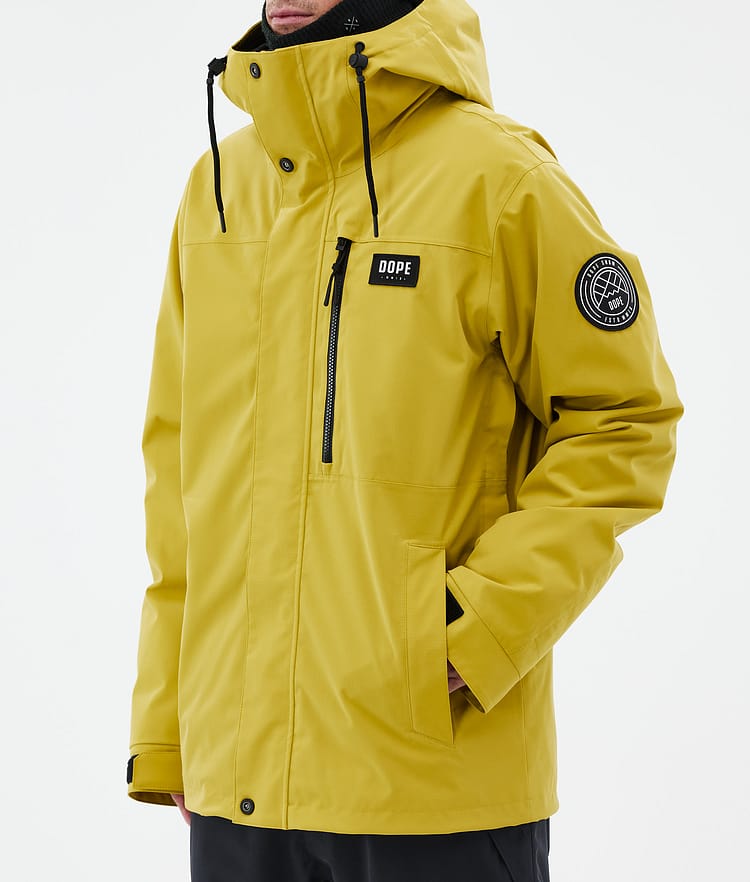 Dope Blizzard Full Zip 24 Skijakke Herre Yellow, Bilde 7 av 9