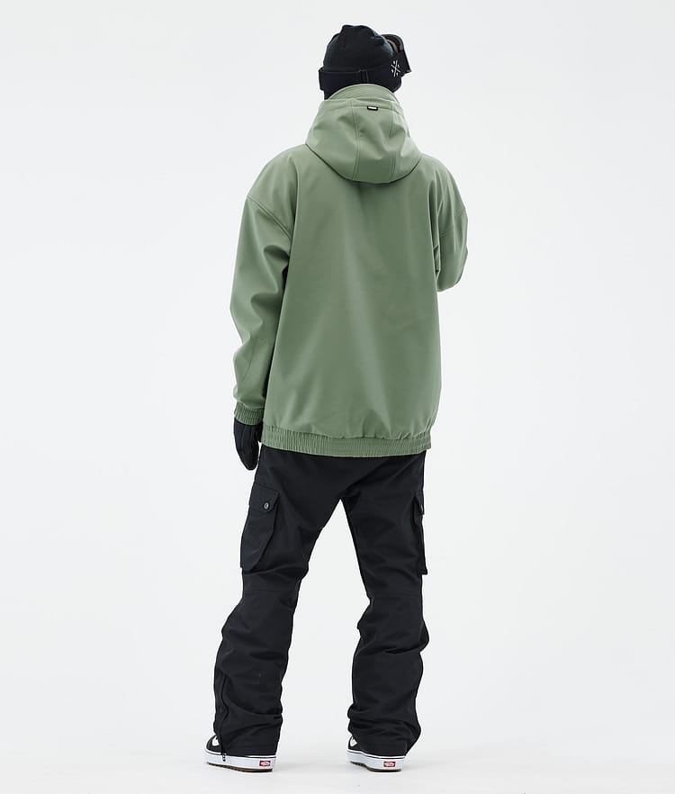 Dope Cyclone Snowboardjakke Herre Moss Green Renewed, Bilde 4 av 8