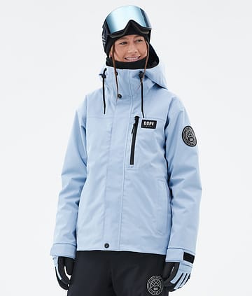 Dope Blizzard W Full Zip 24 Snowboardjakke Light Blue