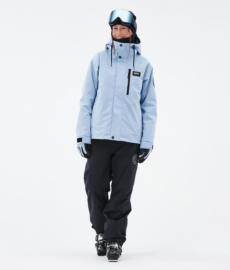 Dope Blizzard W Full Zip 24 Skijakke Dame Light Blue, Bilde 2 av 9