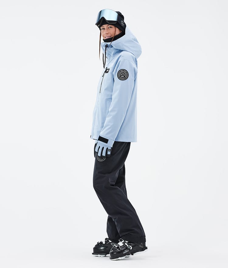 Dope Blizzard W Full Zip 24 Skijakke Dame Light Blue, Bilde 3 av 9