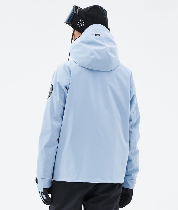 Dope Blizzard W Full Zip 24 Snowboardjakke Dame Light Blue Renewed, Bilde 6 av 9