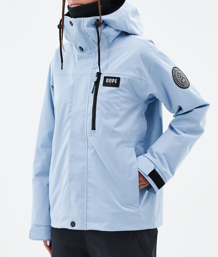 Dope Blizzard W Full Zip 24 Snowboardjakke Dame Light Blue Renewed, Bilde 7 av 9