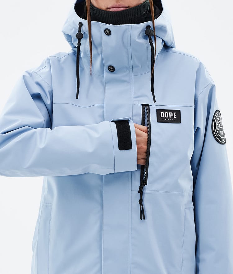 Dope Blizzard W Full Zip 24 Snowboardjakke Dame Light Blue Renewed, Bilde 8 av 9