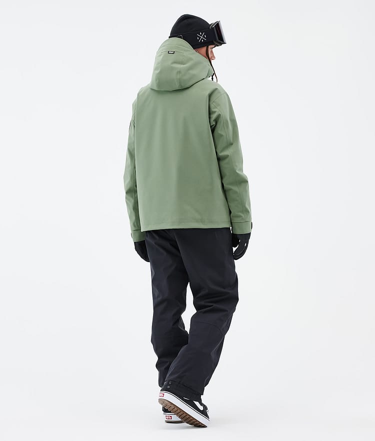 Dope Blizzard W Full Zip 24 Snowboardjakke Dame Moss Green, Bilde 4 av 9