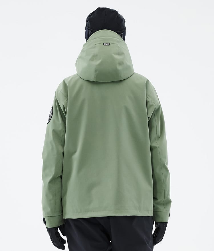 Dope Blizzard W Full Zip 24 Snowboardjakke Dame Moss Green, Bilde 6 av 9