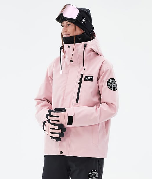 Dope Blizzard W Full Zip 24 Snowboardjakke Dame Soft Pink