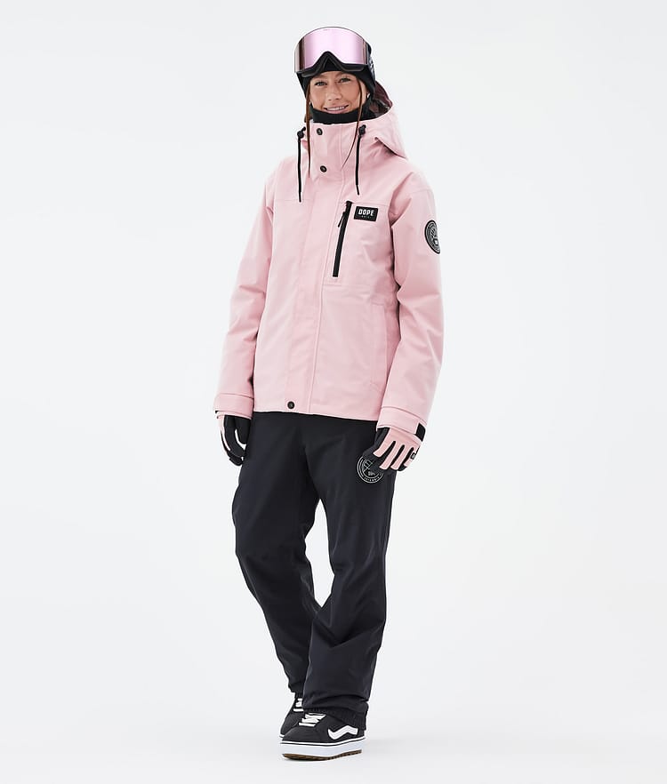 Dope Blizzard W Full Zip 24 Snowboardjakke Dame Soft Pink, Bilde 2 av 9