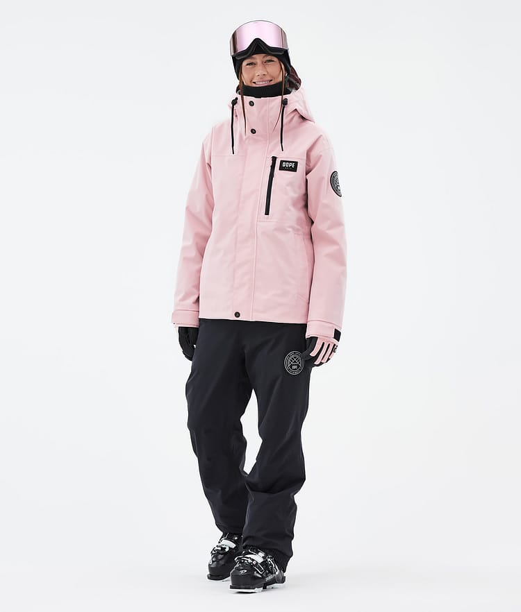 Dope Blizzard W Full Zip 24 Skijakke Dame Soft Pink, Bilde 2 av 9
