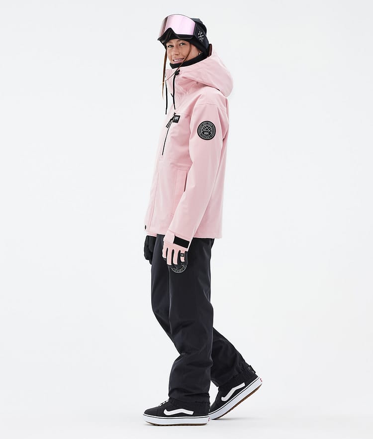 Dope Blizzard W Full Zip 24 Snowboardjakke Dame Soft Pink, Bilde 3 av 9