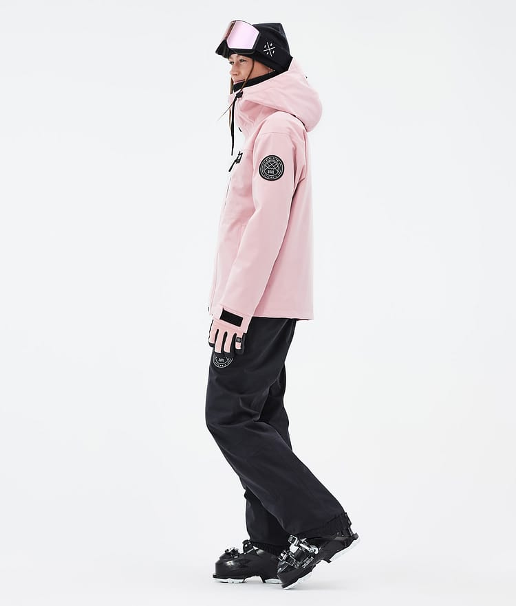 Dope Blizzard W Full Zip 24 Skijakke Dame Soft Pink, Bilde 3 av 9