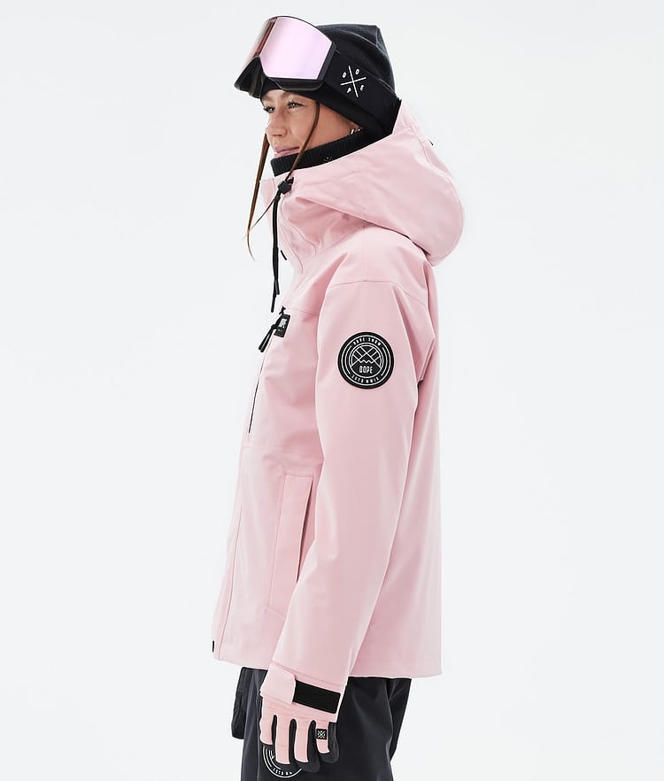 Dope Blizzard W Full Zip 24 Snowboardjakke Dame Soft Pink, Bilde 5 av 9