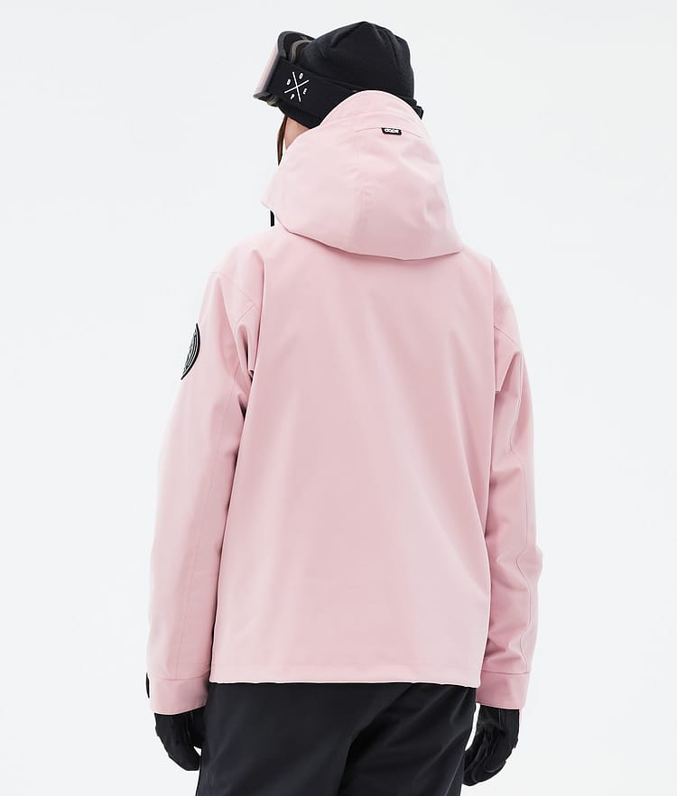 Dope Blizzard W Full Zip 24 Skijakke Dame Soft Pink, Bilde 6 av 9
