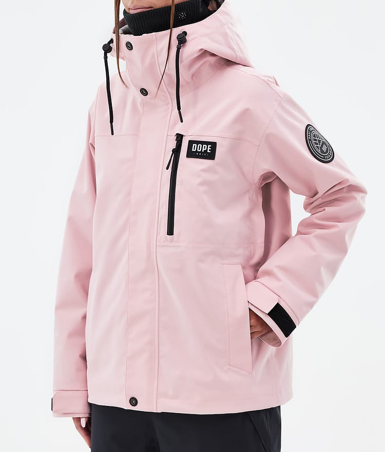 Dope Blizzard W Full Zip 24 Skijakke Dame Soft Pink, Bilde 7 av 9