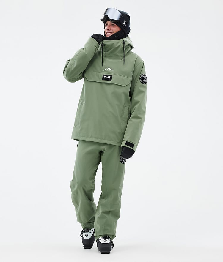Dope Blizzard 2024 Skibukse Herre Moss Green, Bilde 2 av 5