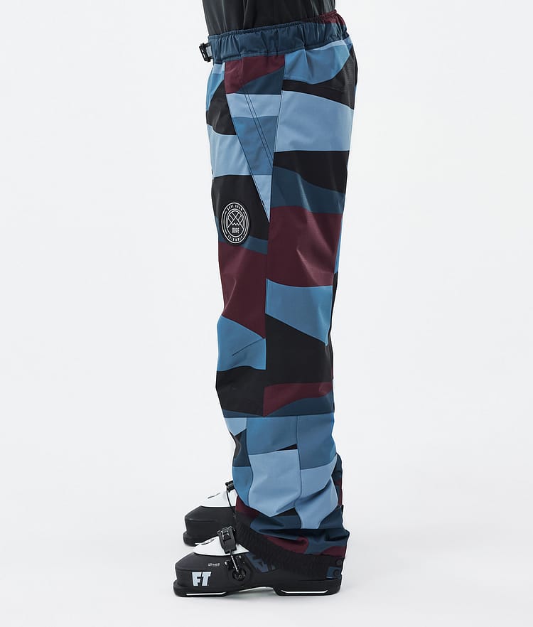 Dope Blizzard 2024 Skibukse Herre Shards Burgundy Blue, Bilde 3 av 5