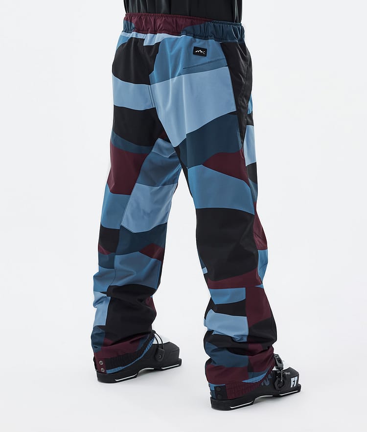 Dope Blizzard 2024 Skibukse Herre Shards Burgundy Blue, Bilde 4 av 5