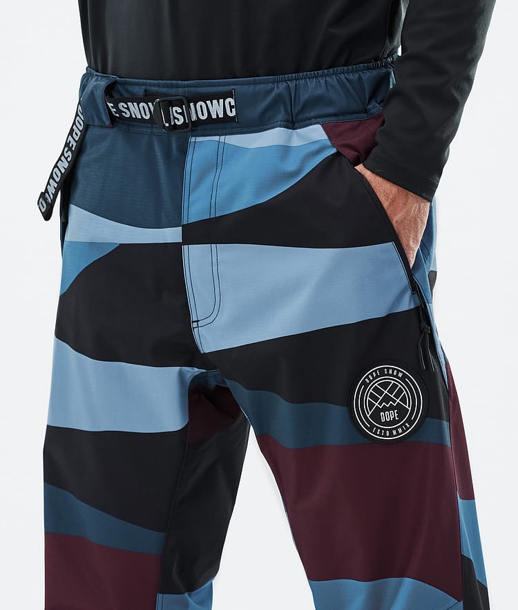 Dope Blizzard 2024 Skibukse Herre Shards Burgundy Blue, Bilde 5 av 5