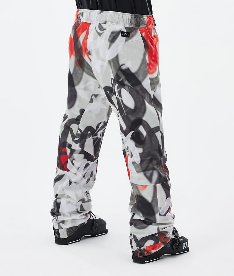 Dope Blizzard 2024 Skibukse Herre Spray Black Red, Bilde 4 av 5