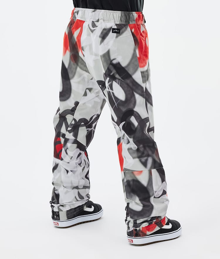 Dope Blizzard 2024 Snowboardbukse Herre Spray Black Red, Bilde 4 av 5