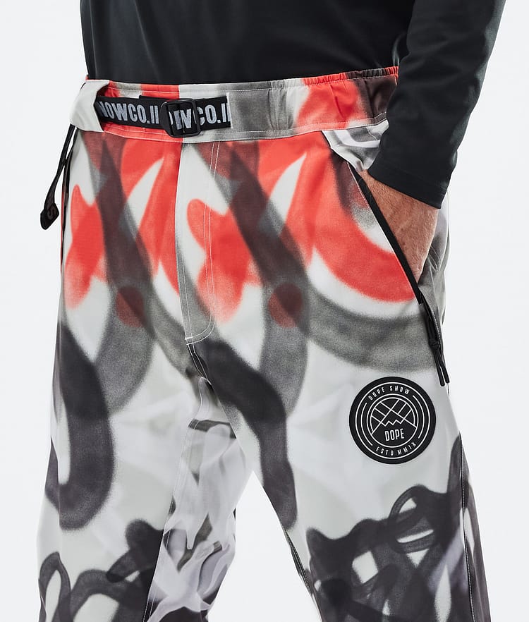 Dope Blizzard 2024 Skibukse Herre Spray Black Red, Bilde 5 av 5