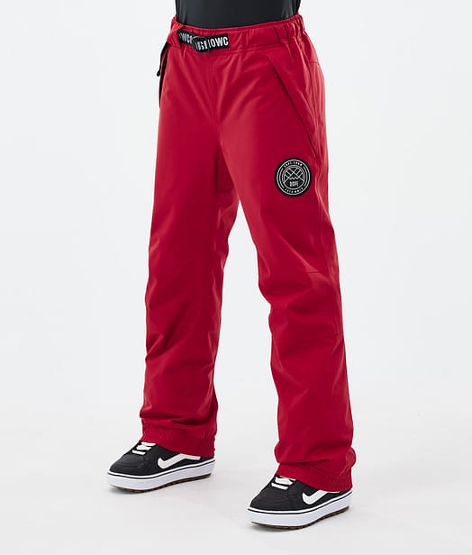 Dope Blizzard W 2024 Snowboardbukse Dame Deep Red