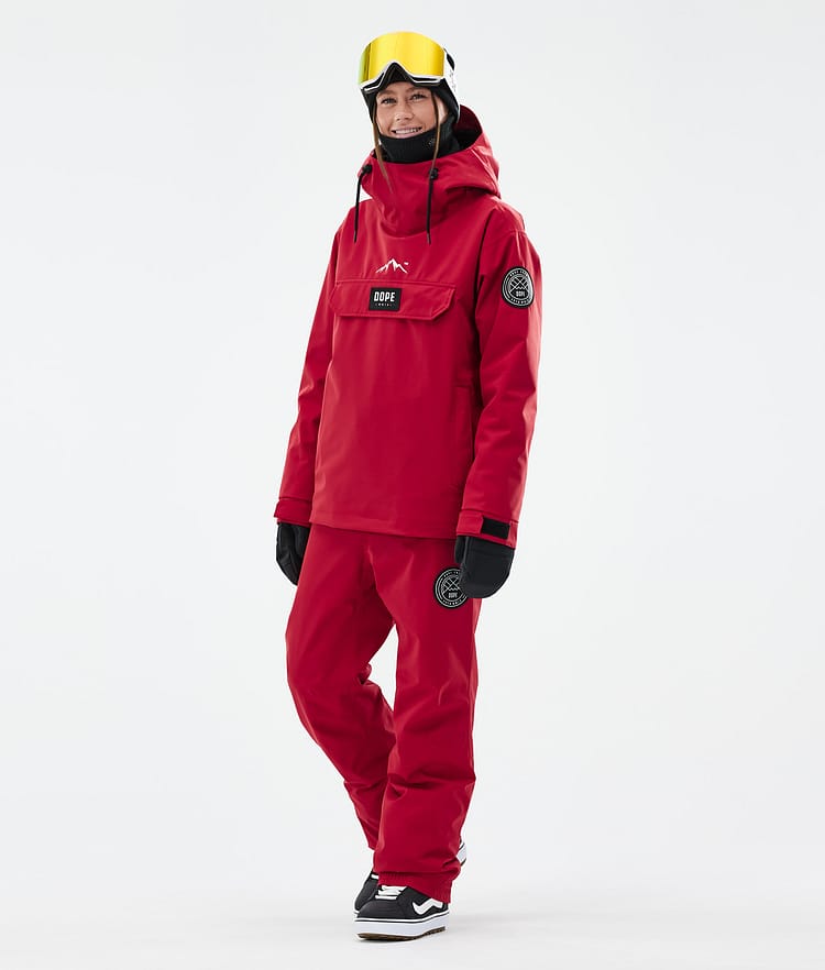 Dope Blizzard W 2024 Snowboardbukse Dame Deep Red, Bilde 2 av 5