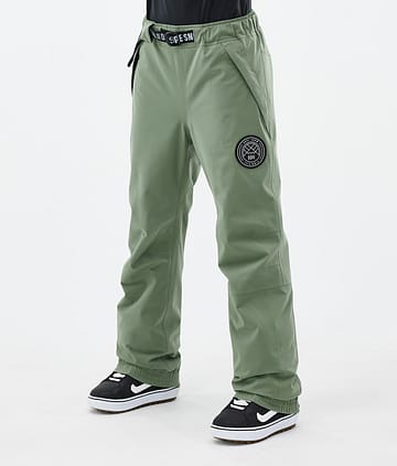 Dope Blizzard W 2024 Snowboardbukse Dame Moss Green